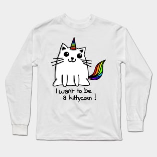 Cat unicorn Long Sleeve T-Shirt